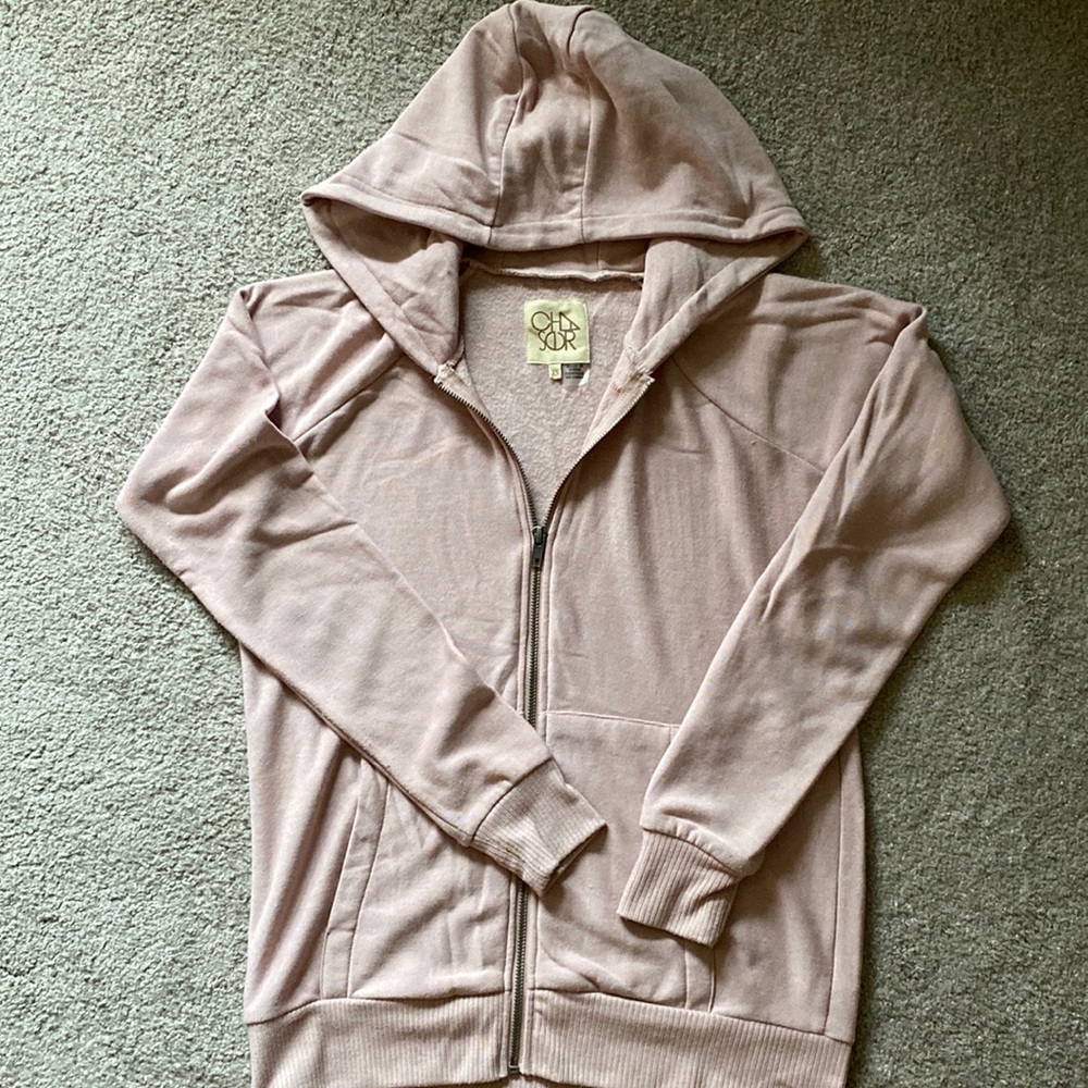 Chaser zip up hooded sweatshirt